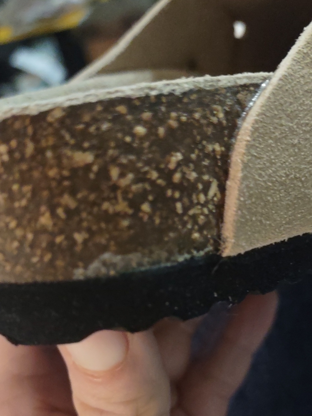 NIB Quince Water-Repellent Suede Clog Mule Pecan Tan Boho Slide Shoes Size 7 - Picture 5 of 8